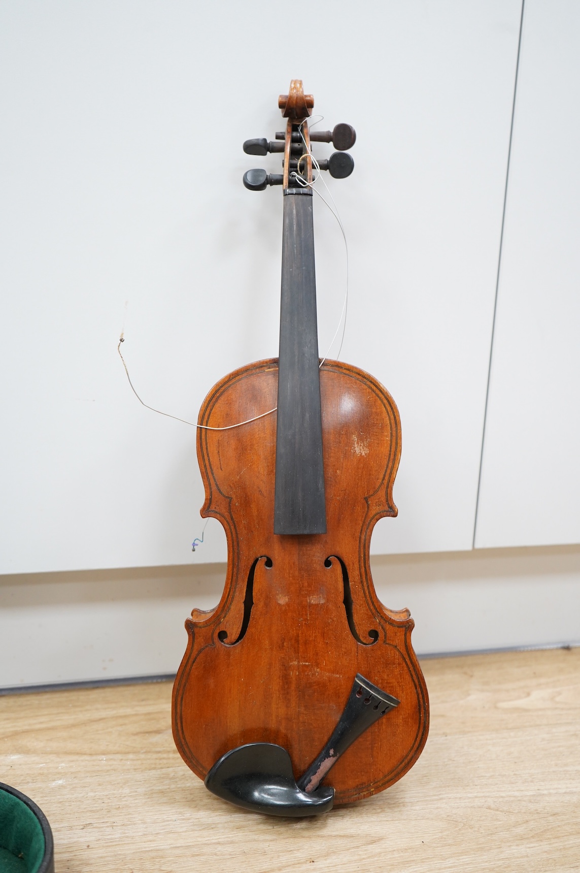 Two 19th / 20th century cased violins